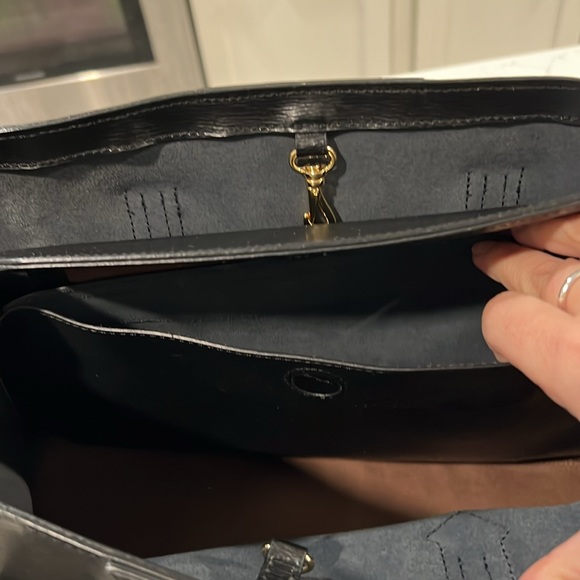 COPY - Lauren Ralph Lauren black leather tote